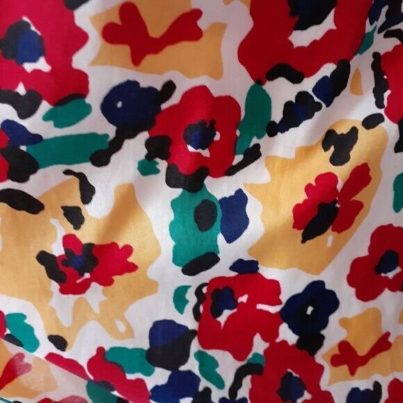 Vintage Abstract Floral Bloe - Picture 11 of 13